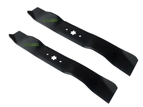 Lot de 2 lames de tracteur tondeuse compatibles avec tondeuse 107 cm MTD 742-0616A 742-0647 742-04312