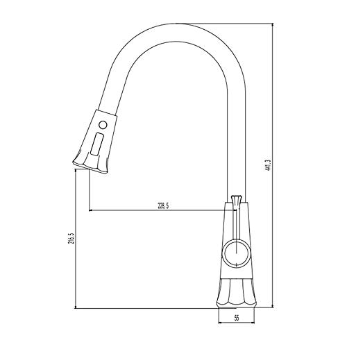Robinet de cuisine pour évier moderne idéal pour simplifier la vaisselle - 8