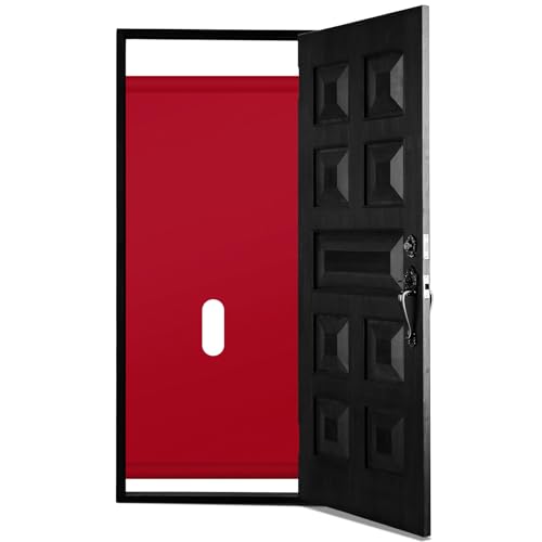 Jamntower Glory Hole Wall Doorway Kit Temporary Wall Partition with Hole Valentines Day BDSM Bondage Toy Portable Gloryhole Adjustable Fits Most Doorways 28-46(Red)