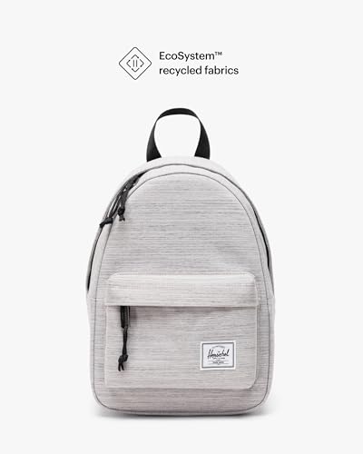 Image of Herschel Classic Backpack, Light Grey Crosshatch, Mod Mini - 6.5L