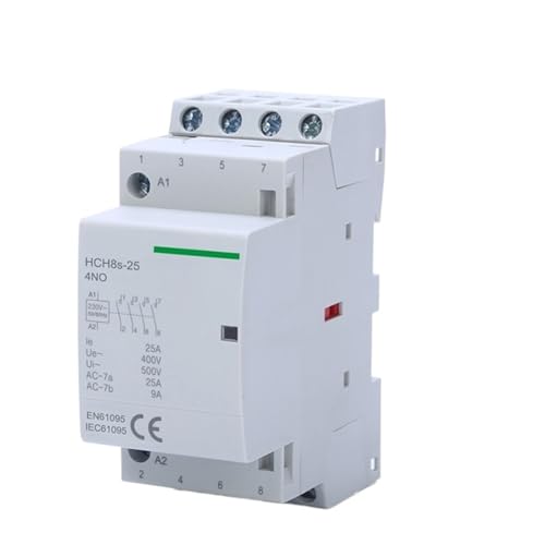Contacteur CC 4P 25A 3NO1NC DC24V domestique automatique rail Din HCH8s-25
