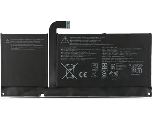 DYNC01 96BTA016H 96BTA015H Batterie d'ordinateur Portable Compatible avec Microsoft Surface Pro 8 1983 1982 Series(11.38V 50.2Wh)