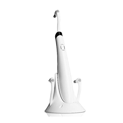 Dental Stain Remover, Tooth Polisher with LED Light 3 Grinding Heads for Teeth,White,158