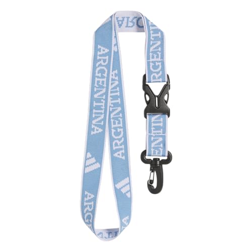 Image of adidas Unisex Adult Lanyard for Keys, ID Badge Holder, Keychain with Breakaway Buckle