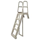 NEW MAIN ACCESS 200700T Comfort Incline Ladder for Above Ground Swimming Pools