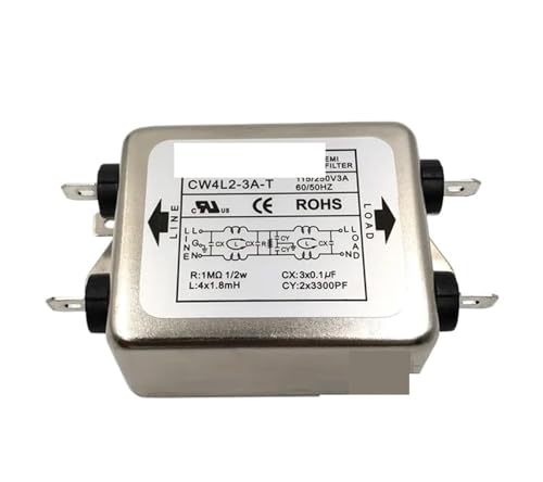 Filtro EMI monofásico CW4L2 bipolar de CA 220V con supresor de ruido
