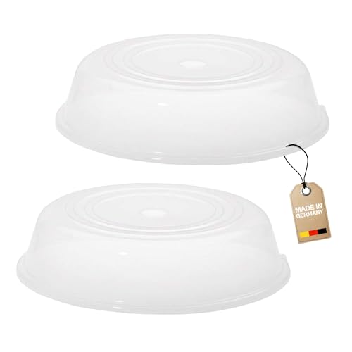 Westmark Tapas para platos de microondas, 2 unidades, Diámetro: 25 cm, Plástico, Transparente, 224522E3
