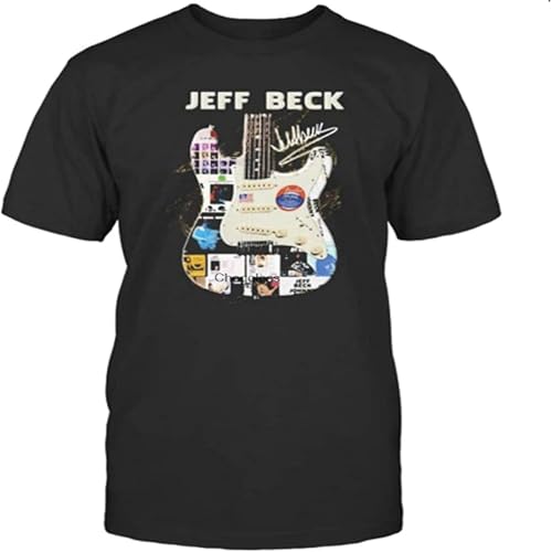 Photo de CLINSIS Guitar Jeff Beck Band Members Signatures Tshirt Black L