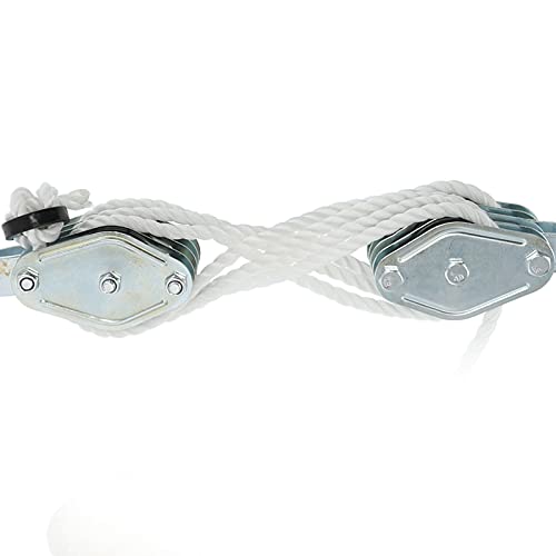 Paranco a Fune Puleggia e Paranco, 2 Pezzi Poly