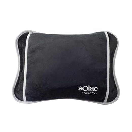 Solac CB8981 Caldea - Bolsa de agua térmica, 360 W, forma ergonómica, 120 minutos de autonomía, conector extraíble, tejido de tacto suave, tejido transpirable, uso universal, azul oscuro