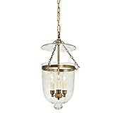 JVI Designs 1021-10 Bell Jar Lantern with Star Glass, Medium