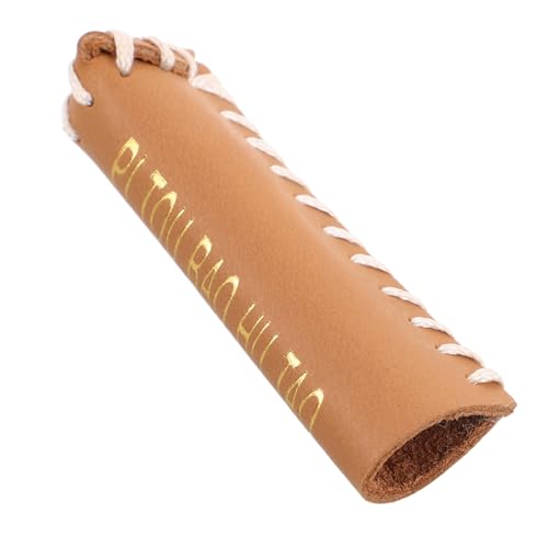 Mipcase Pool Head Cover Snooker Stick Accessory Faux Leather Tip Cover Lightweight Scratch Damage Prevention