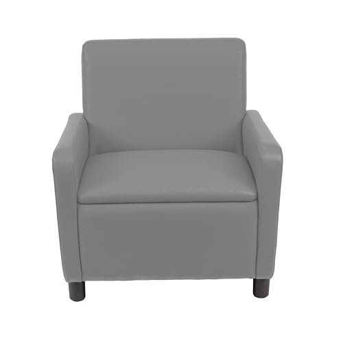 Image of FDP Kid Comfort Collective Modular Club Chair with Arms - Gray
