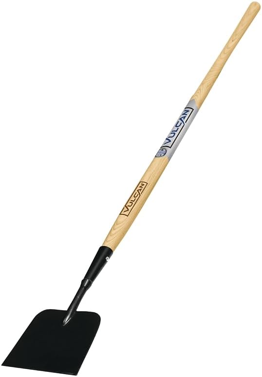 Edward Tools Vulcan 7 in. Forged Ice Scraper and Chopper with 48 in. Hardwood Handle - Excellent for Clearing Ice and Snow from Driveways and Sidewalks - Heavy Duty Forged Steel Head - Hardwood Handle