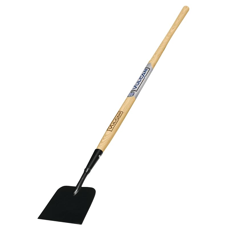 Edward Tools Vulcan 7 in. Forged Ice Scraper and Chopper with 48 in. Hardwood Handle - Excellent for...