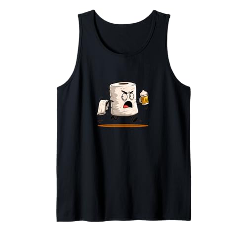 Disfraz de Papel higiénico de Cerveza gruñona Camiseta sin Mangas