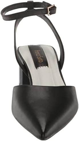 Franco Sarto Womens Naya Pointed Toe Pump Black Leather 8 M | Image 1