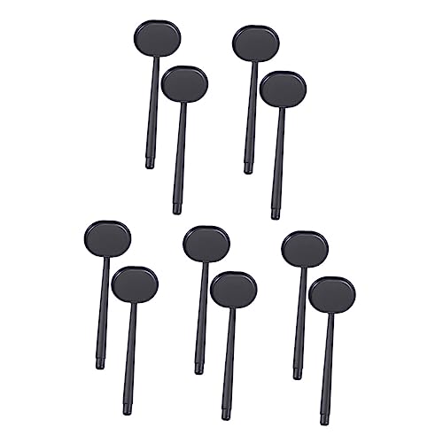 KOMBIUDA 10pcs Eye Shield Handheld Eye Occluder Eye Examination Occluder Eye Occluder Eye Test Occluder Block Eye Exam Chart Tool Eyesight Test Supplies Abs Engineering Plastics