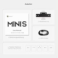 Beelink Mini PC N100 (4 Kerne/4 Threads, bis zu 3,4 GHz), 12. Alder Lake, Mini Desktop, 12GB LPDDR5 RAM, 512GB M.2 SATA SSD, Mini Computer, 4K, Dual HDMI, 2,5G RJ45, Wi-Fi 6, Bluetooth 5.2 – Ansicht 8