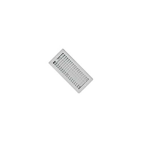 Register plafonnier blanc 7,6x25,4 bouche aeration chauffage et climatisation