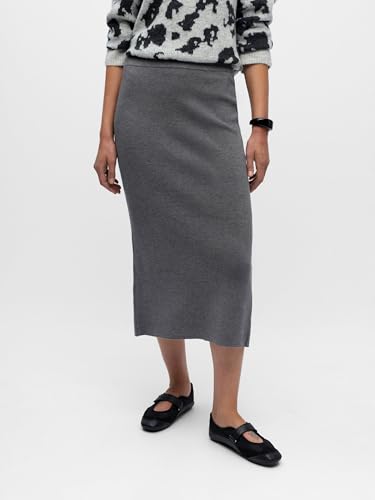 Jupe en tricot femme Object maille extensible taille élastique - 2