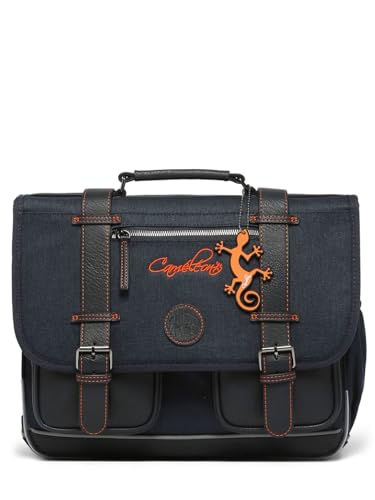 Cameleon Cartable scolaire du CP au CE2 Bleu 38cm...