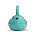 Reston Lloyd Enamel Teakettle Non-Whistling, 2 Quart, Turquoise