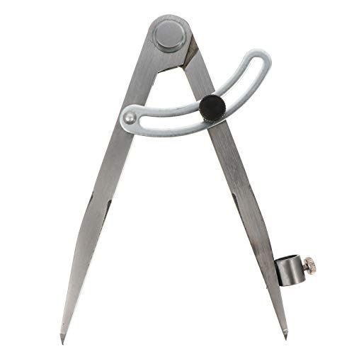 VILLCASE Bússola para Marcenaria Com Porta-Lápis Espaçador Ferramenta de Mão para Desenhar Círculos