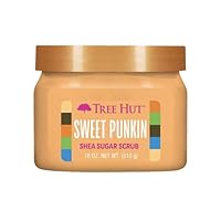 Tree Hut Shea Sugar Scrub Sweet Punkin | Exfoliating Body Scrub Removes Dead, Dry Skin for a Soft & Hydrated Feel | Nourishing Essential Body Care | 18 fl oz.
