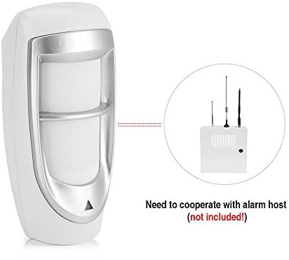 Wired Infrared Detector Outdoor Motion Sensor Anti-False Alarm Pet Immunity Security System for Patio Deck Yard Garden