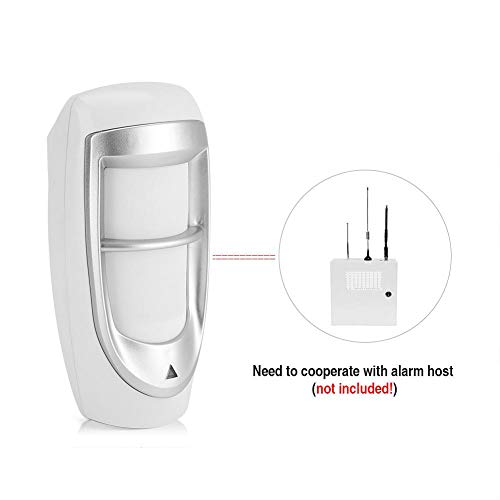 Detector infrarrojo con for Exteriores, Sensor de Movimiento, Alarma antifalsa, de Seguridad de inmunidad for Mascotas, Patio, terraza, jardín