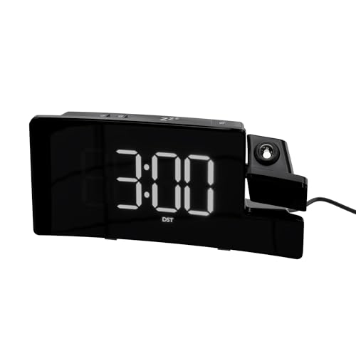 Amazon Basics MET8831-US Rectangular Projection Alarm Clock thumb #1