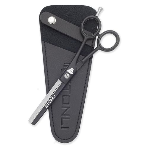 Hair Thinning Scissors 5.5 Inch Professional Hairdressing Scissors Stainless Steel Barber Scissors for Hair Cutting and Texturising Ergonomic Hairdresser Scissors for Men Women and Home Use