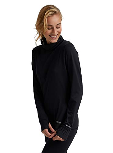 Burton Womens Midweight Long Neck, True Black New, Small