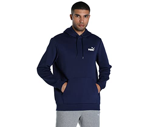 Image of PUMA Mens Essentials No. 1 Logo Hoodie Casual Outerwear Casual - Black