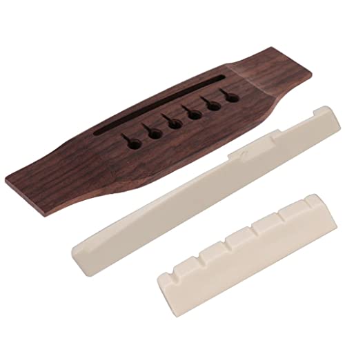 Tachiuwa Premium Acoustic Guitar Bridge and Nut Set