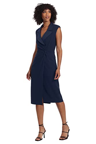 Maggy London Women's Tuxedo Blazer Wrap Dress