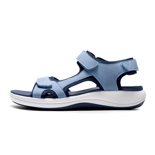 Image of DREAM PAIRS Women's Sandals Open Toe Lightweight Summer Shoes Walking Casual Outdoor