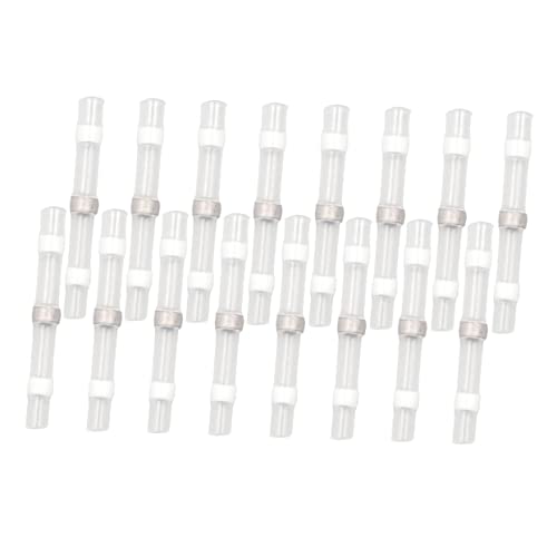 Connecteurs de câblage bout à bout 26-24 AWG Ciieeo blancs isolés thermorétractables x200