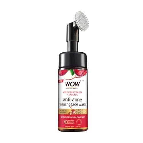 WOW Skin Science Apple Cider Vinegar Foaming Face Wash - No Parab...