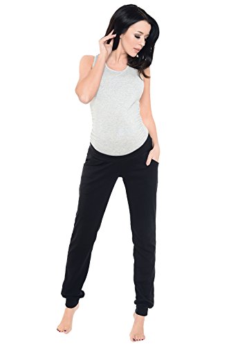 Purpless Maternity Pregnancy Joggers Under Bump Belly Support Comfortable Trousers Pants for Pregnant