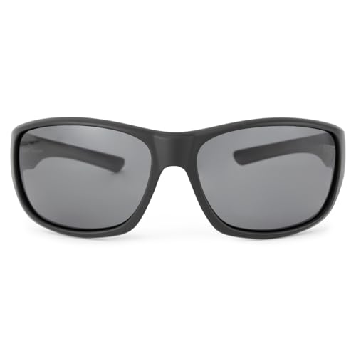 Gill Gafas de sol Skyline - Tecnología de marco flotante y lente polarizada para reducir el deslumbramiento, 100% protección UV400 (negro mate)