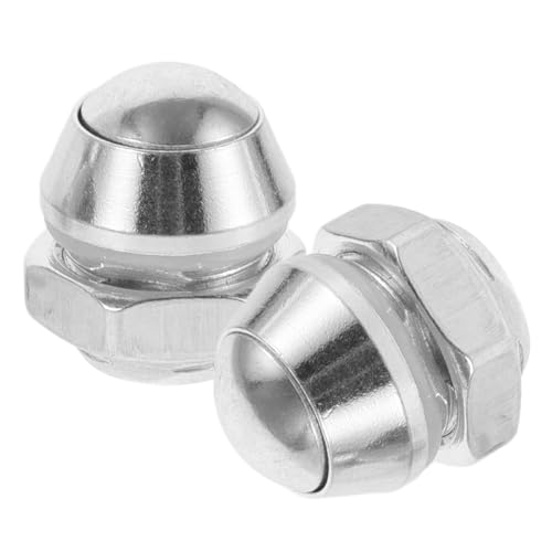 Válvulas de alivio de seguridad para ollas a presión HOMSFOU, 2 piezas, 14 mm, color plateado, repuestos compatibles con ollas a presión de cocina para protección contra sobrepresión miniatura 1