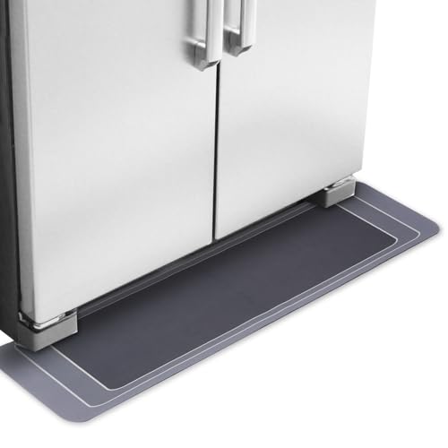 Refrigerator Spill Floor Liner Mat,37'' x 8.66'',Diatomaceous Earth Splash Guard Drying Mat Prevent Water Leakage and Floor Damage from Elecrical Equipment