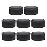 EPIGEIST 8 Stück Pack Uhrenbeweger Ersatzkissen Weiche PU Uhrenkissen für Uhrenboxen Aufbewahrung Reiseetuis Schwarzes Polster für Automatische Uhren