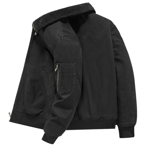 Veste polaire d'hiver homme veste coupe-vent moto et pêche