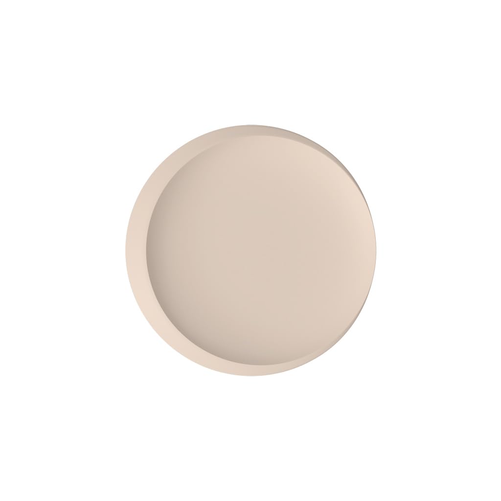 Villeroy & Boch - NewMoon Beige Presentation Platter, Beige Premium Porcelain Serving Platter, 37X37X3CM
