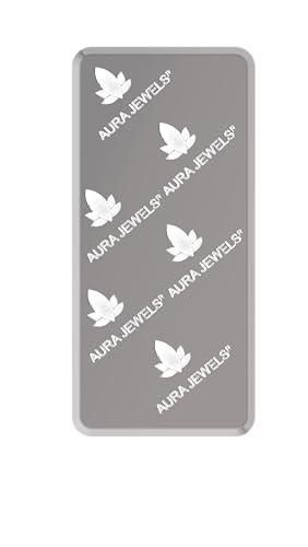 AURA Jewels - 999 Purity Silver Bar 50 Gram, Pure Silver Bar