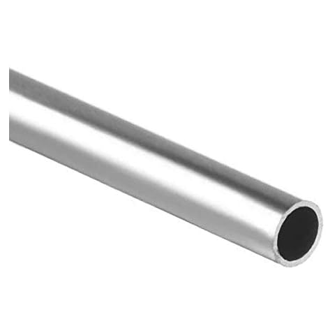 Aluminum Round Tube/Pipe - VARIOUS SIZES - 1 METER LONG TMW Profiles (1000 x 6 x 1 mm) Cover