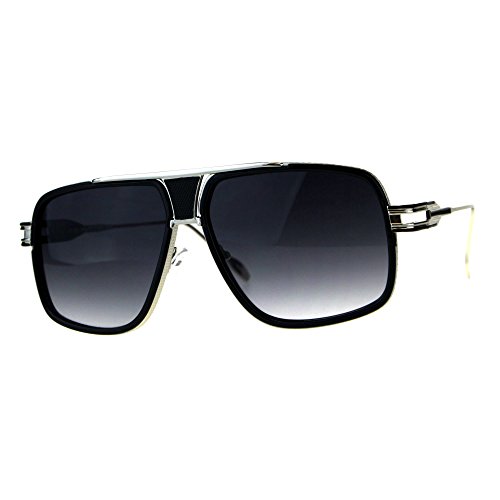 Mens Fashion Sunglasses Designer Style Square Flat Top Frame UV 4002